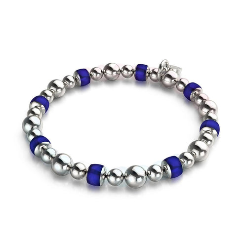 Chromata | Argent | Bracelet avec pierres d'humeur